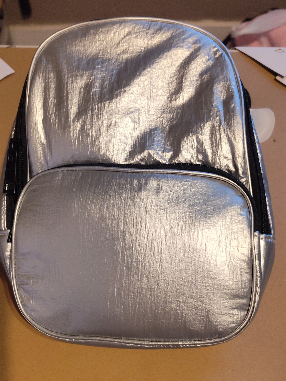 NOBO Metallic Silver Women's Backpack